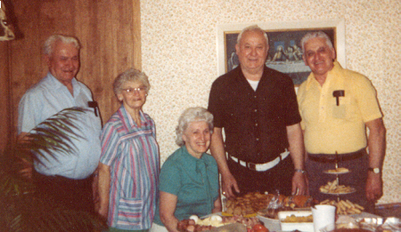 Dad with his brother and sisters